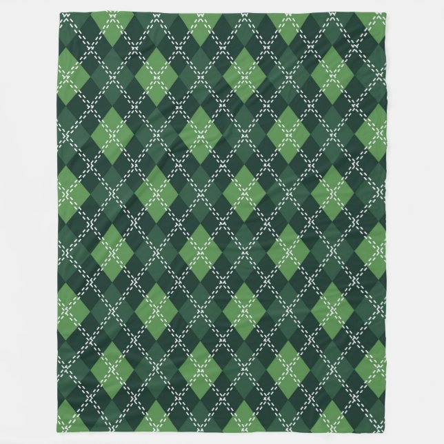 Couverture Polaire Manta Argyle (Devant)