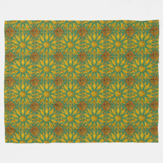 Couverture Polaire Manta de Forro polar con mandala (Devant (Horizontal))