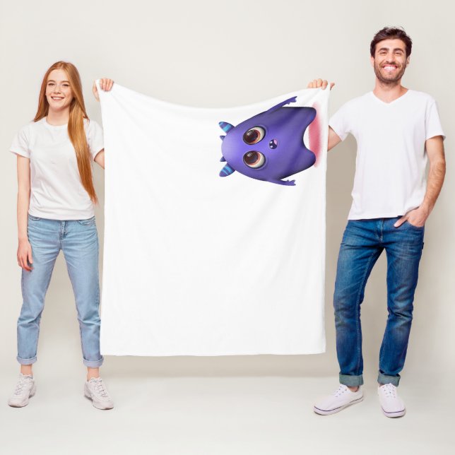 Couverture Polaire Manta de monstruito sorprendido (En situation)