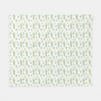 Couverture Polaire Manta "Flores del Campo"