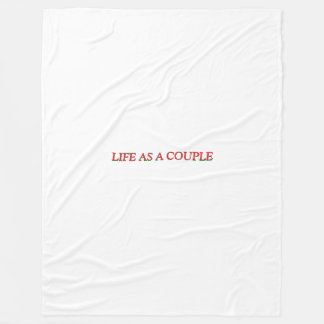 Couverture Polaire "Manta Vida En Pareja Amor Romántico Hogar