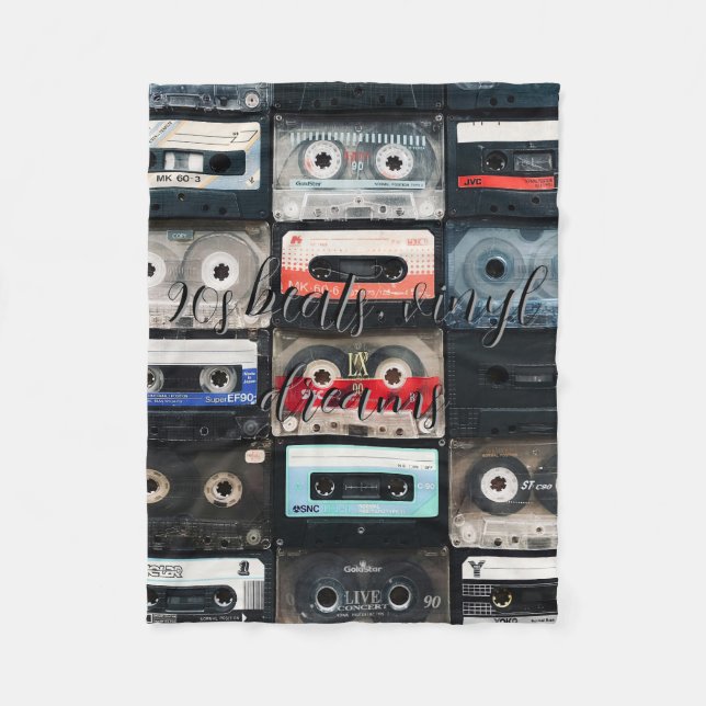 Couverture Polaire Manta vinilo 90s (Devant)