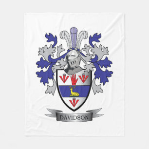 Couverture Polaire Manteau de crête de famille de Davidson des bras