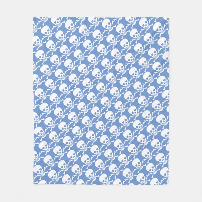 Couverture Polaire Manteau de molleton du crâne humain (Devant)