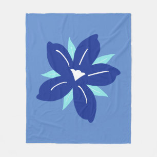 Couverture Polaire Marché aux fleurs Imprimer Mykonos Retro Vintage B