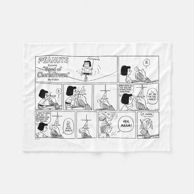 Couverture Polaire Marcie & Pepperment Patty En Classe (Devant (Horizontal))
