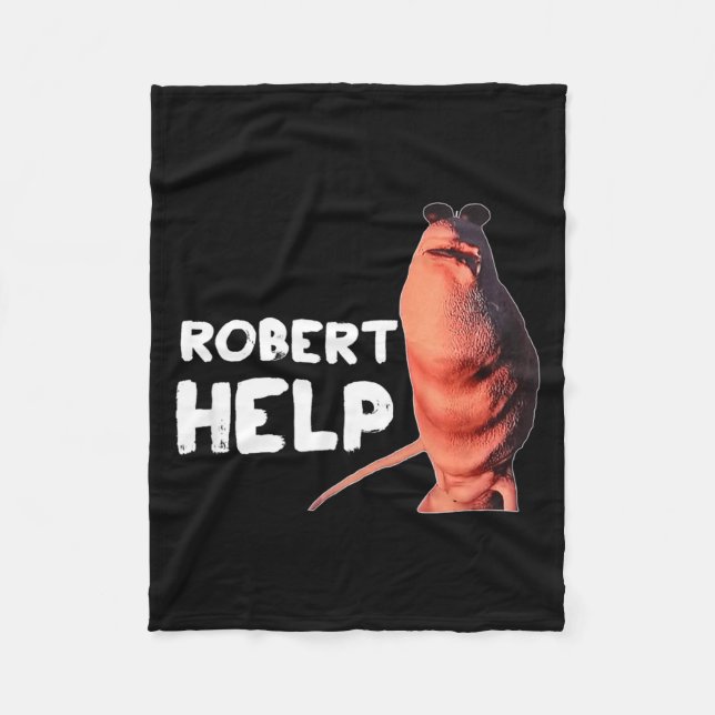 Couverture Polaire Marcus le ver Meme Graphiques drôles Vrchat Robert (Devant)
