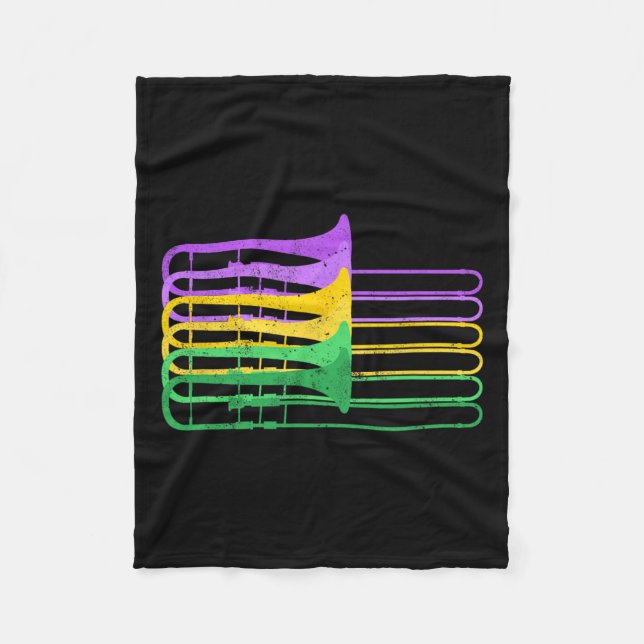 Couverture Polaire Mardi Gras Br Trombone Marching Orchestra (Devant)