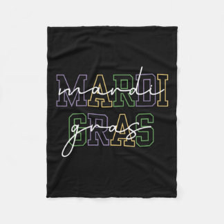 Couverture Polaire Mardi Gras Carnaval Nouvelle-Orléans Pour Les Femm