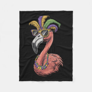 Couverture Polaire Mardi Gras Flamant rose C'est Mardi Gras Yall Cost