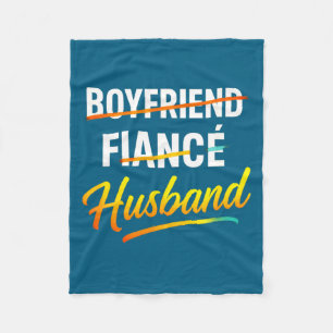 Couverture Polaire Mari Amusant Petit Ami Fiancé Mari Humour