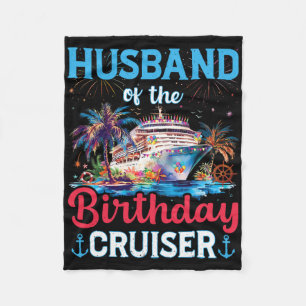 Couverture Polaire Mari De L'Anniversaire Cruiser Funny Cruise Birth