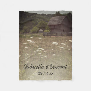 Couverture Polaire Mariage campagnard patiné