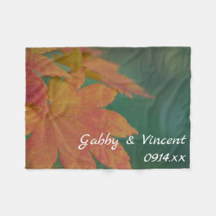 Couverture Polaire Mariage des couleurs d'automne