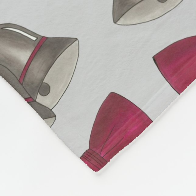 Couverture Polaire Mariage Fête des mariées Engagement Party Silver B (Coin)