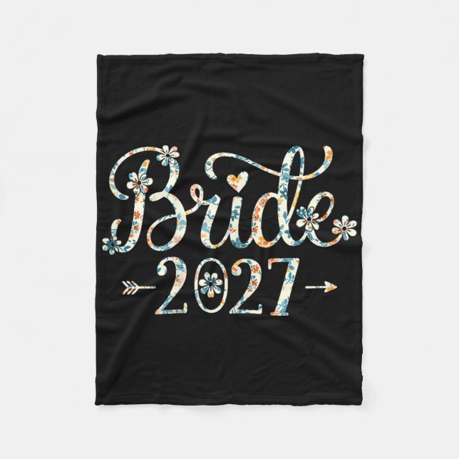 Couverture Polaire Mariée Est 2027 Mariée Mariage Party de Fiançaille (Devant)