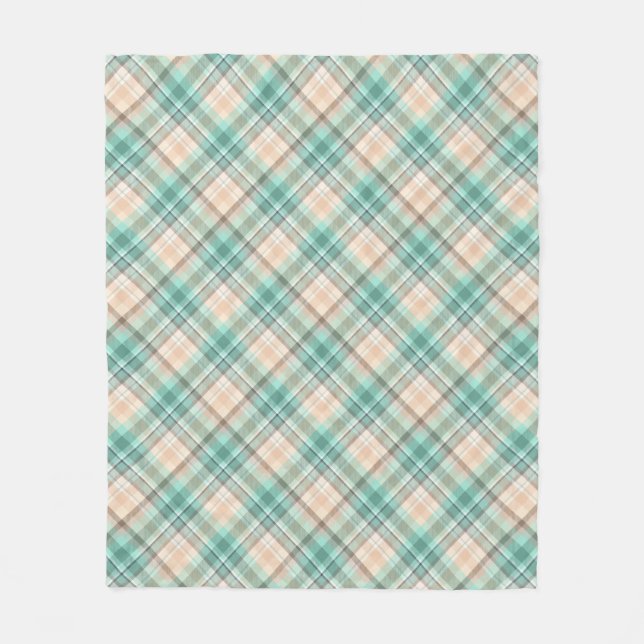 Couverture Polaire Marina Plaid Sur Un Biais (Devant)