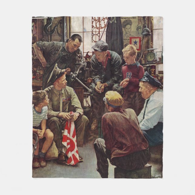 Couverture Polaire Marine (Devant)