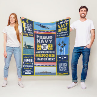 Couverture Polaire Marine Quilt, Marine Mom Quilt, Cadeau Pour Navy, 