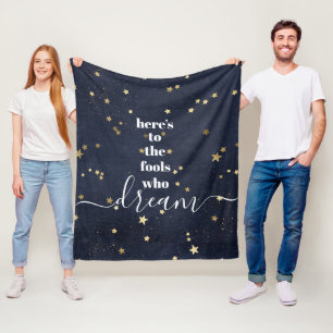 Couverture Polaire Marine Voici pour les fous qui rêvent d’étoiles d’