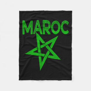 Couverture Polaire Maroc vintage J'aime Maroc Maroc T-Shirt de foot
