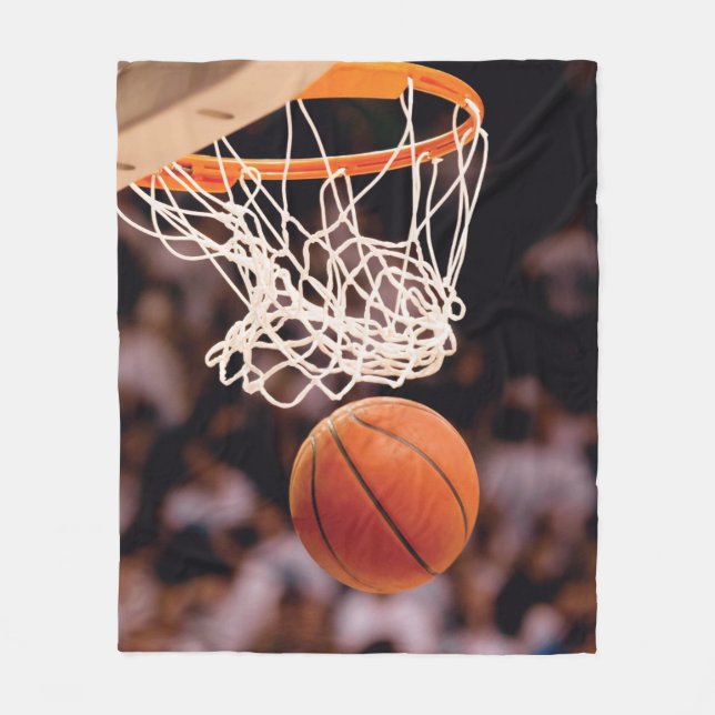 Couverture Polaire Marquage au basket-ball (Devant)