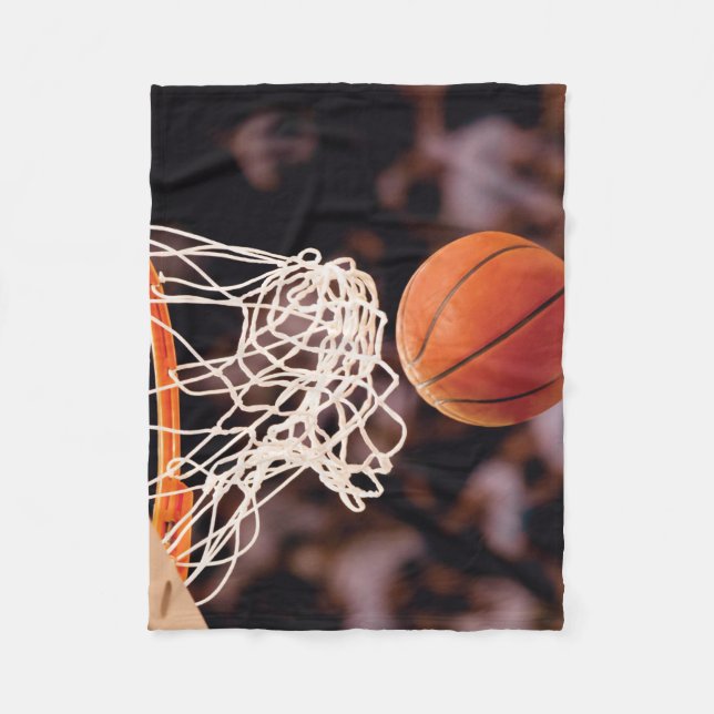 Couverture Polaire Marquage au basket-ball (Devant)