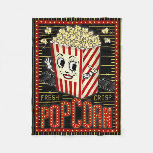 Couverture Polaire Marquee Home Cinema Popcorn