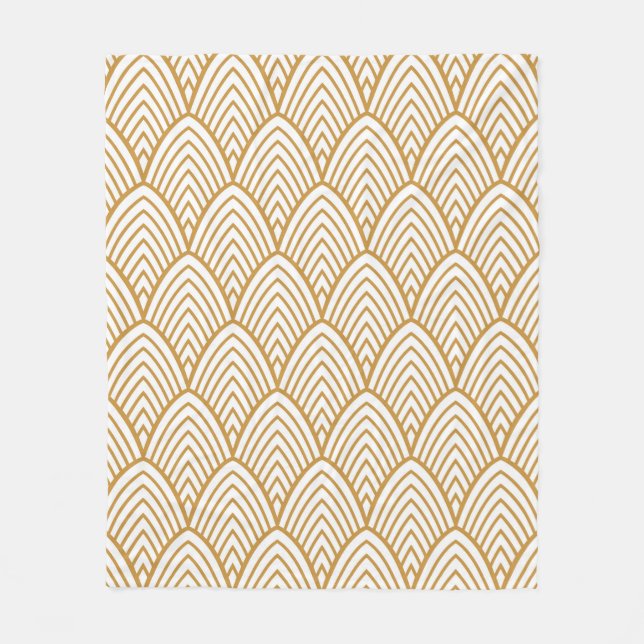 Couverture Polaire Marques art déco vintage (Devant)