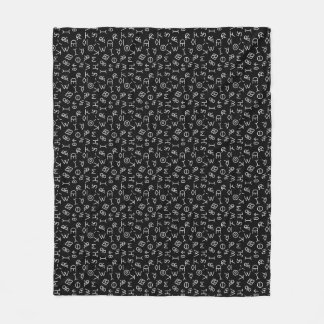 Couverture Polaire Marques de bétail blanket