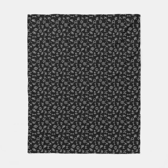 Couverture Polaire Marques de bétail blanket (Devant)