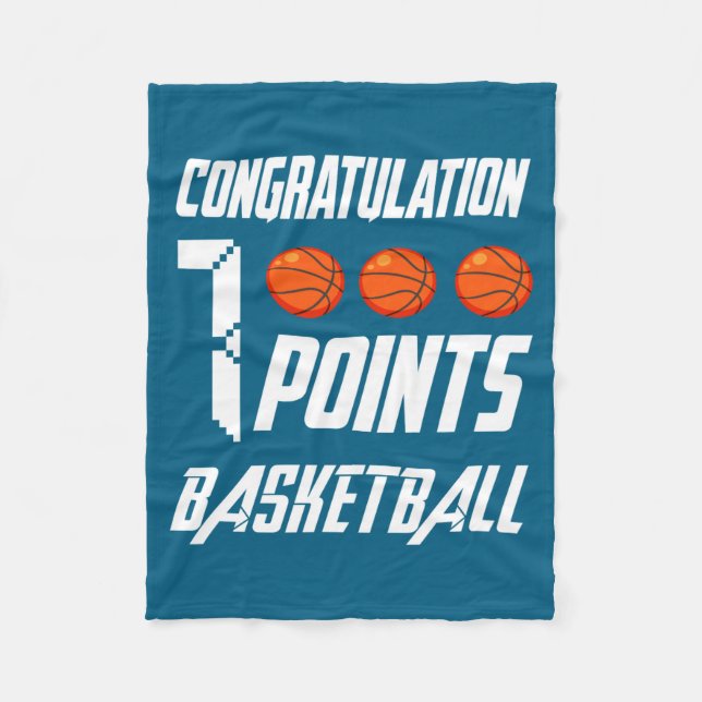 Couverture Polaire Marqueur de basket-ball 1000 Ints Lycée Basketba _ (Devant)