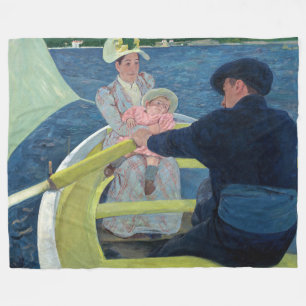 Couverture Polaire Mary Cassatt - La Partie en barque