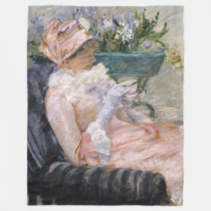 Couverture Polaire Mary Cassatt - La tasse de thé