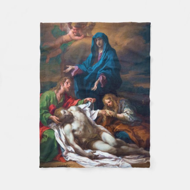 Couverture Polaire Mary Magdalene et Jésus (Devant)