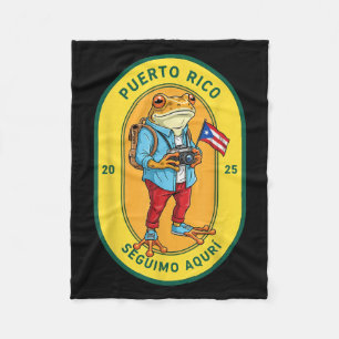 Couverture Polaire Más Fotos Porto Rico Drapeau Ricain Sapo Concho