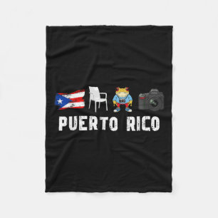 Couverture Polaire Más Fotos Porto Rico Drapeau Ricain Sapo Concho