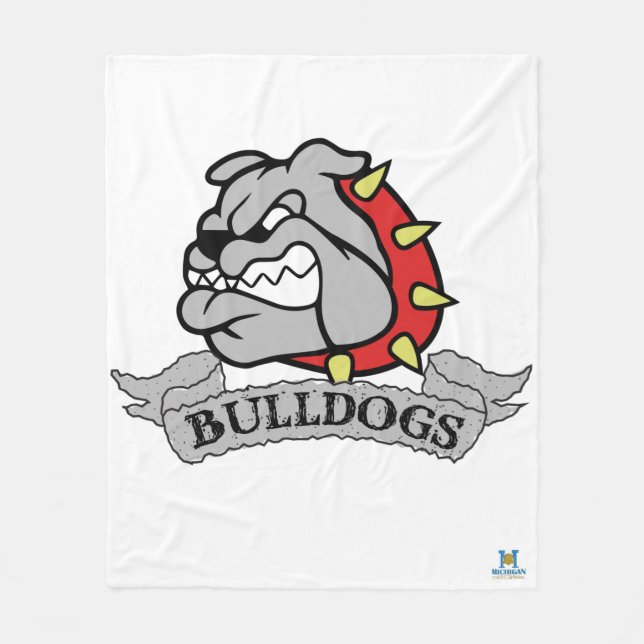 Couverture Polaire Mason Bulldogs (Devant)