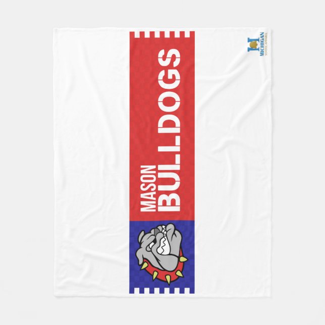 Couverture Polaire Mason Bulldogs #2 (Devant)