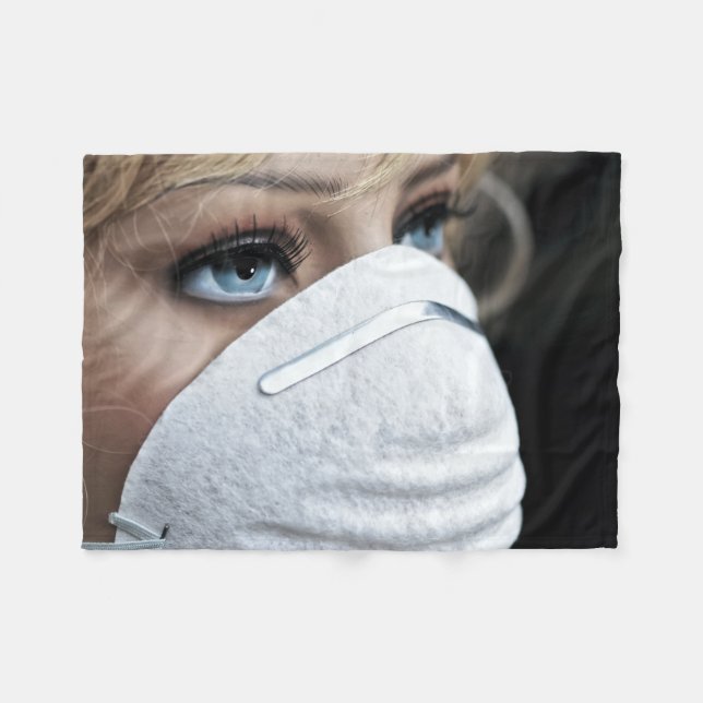 Couverture Polaire Masque de protection contre le virus Corona (Devant (Horizontal))