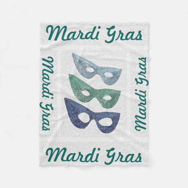 Couverture Polaire Masques d'étincelles - (Devant)