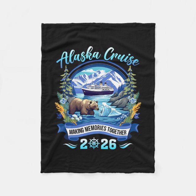 Couverture Polaire Matching Family Friends And Group Alaskan Alaska C (Devant)