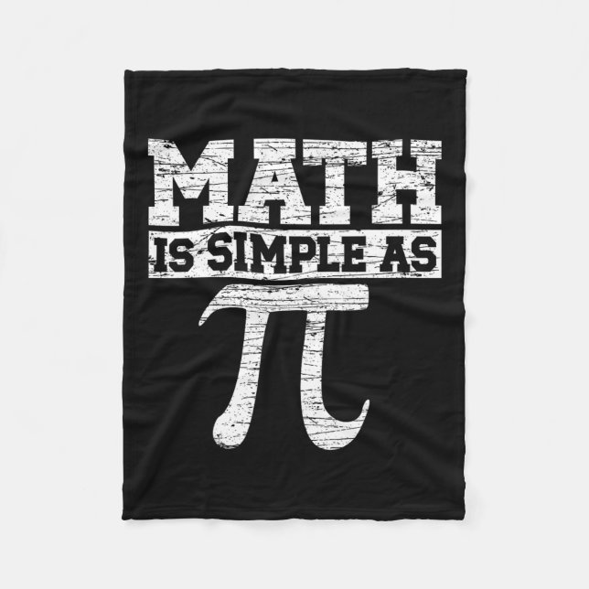 Couverture Polaire Math Est Simple Comme Pi Math Enseignant Joyeux Pi (Devant)