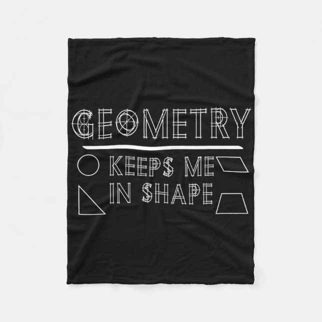 Couverture Polaire Math Geek Géométrie Professeur Phrase Gym Dire Gra (Devant)