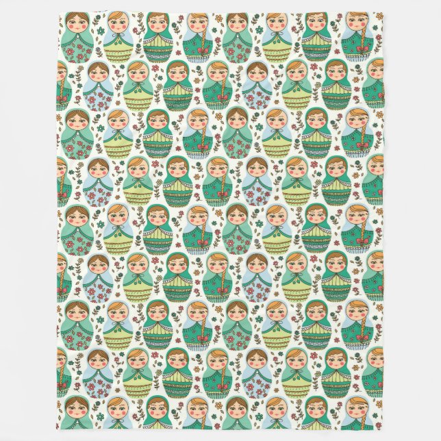 Couverture Polaire Matreshka Fleece Blanket (Devant)