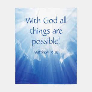 Couverture Polaire Matthieu 19:26