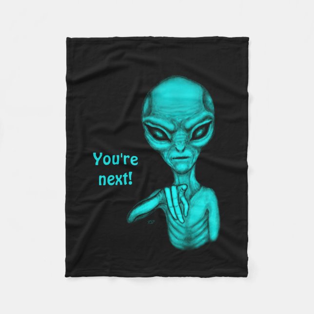 Couverture Polaire Mauvais Alien, Tu es le prochain ! (Devant)