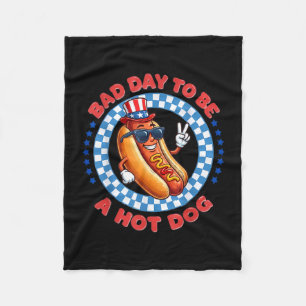Couverture Polaire Mauvaise journée pour être un hot-dog jour de l'in