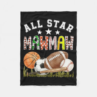 Couverture Polaire Mawmaw Star absolue de la journée sportive d'anniv