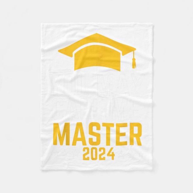 Couverture Polaire May Call Me Master 2024 Masters Diplôme (Devant)